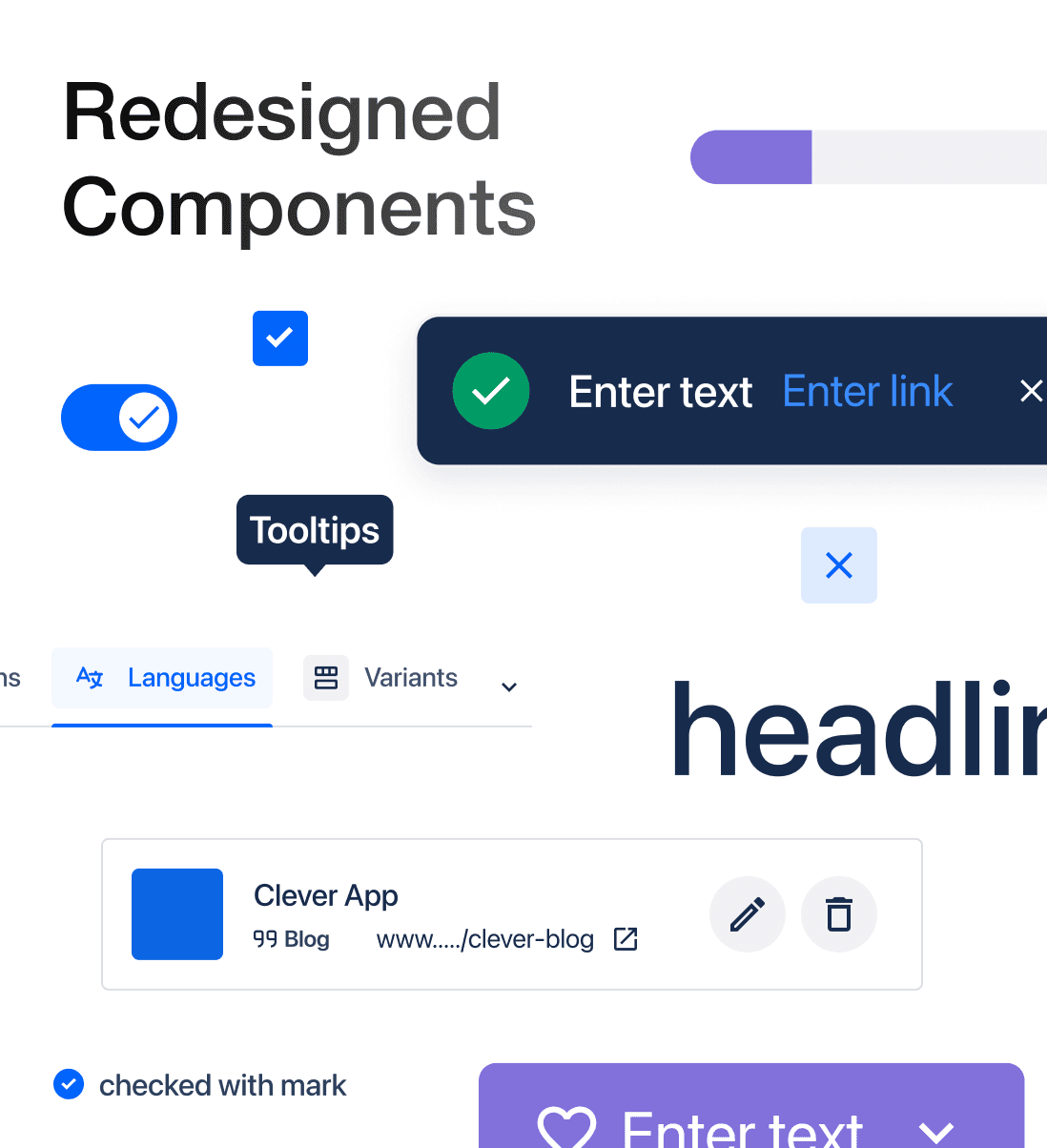 Custom icons & Illustrations